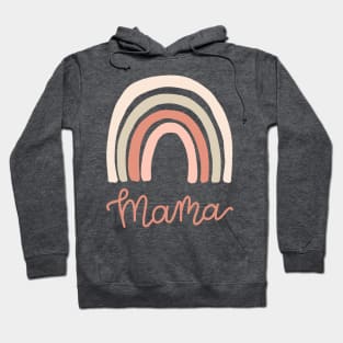 Rainbow Mama Modern Scandinavian Boho Rainbow Design Hoodie